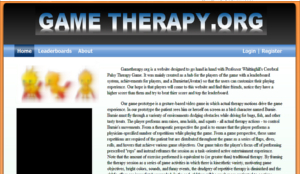 GameTherapy.org Physical Therapy Game Website